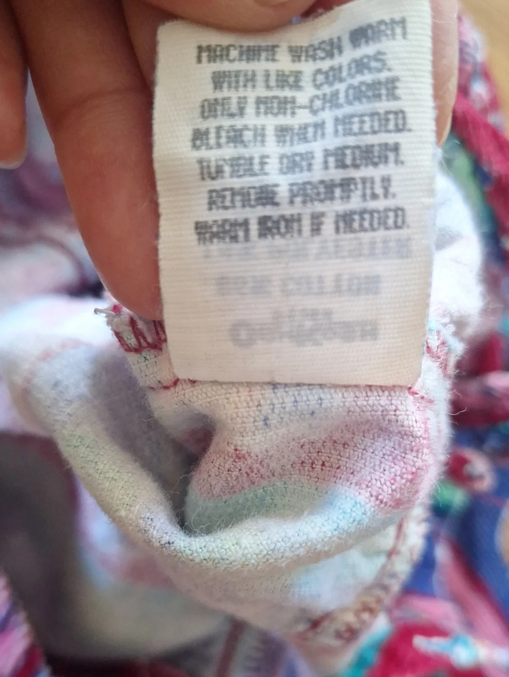 Vintage OshKosh B'gosh Corduroy Multicolor Striped Floral Overalls 18M